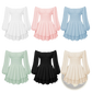 Off Shoulder Long Sleeve Ruffled Tiered Mini Dress