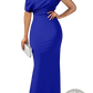 Off the Shoulder Mermaid Evening Gown with Draped Bodice