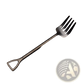 Shovel Spoon Stainless Steel Dessert Fork Set