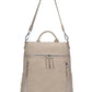 Sienna Utilitarian Shoulder Backpack Purse