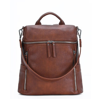 Sienna Utilitarian Shoulder Backpack Purse