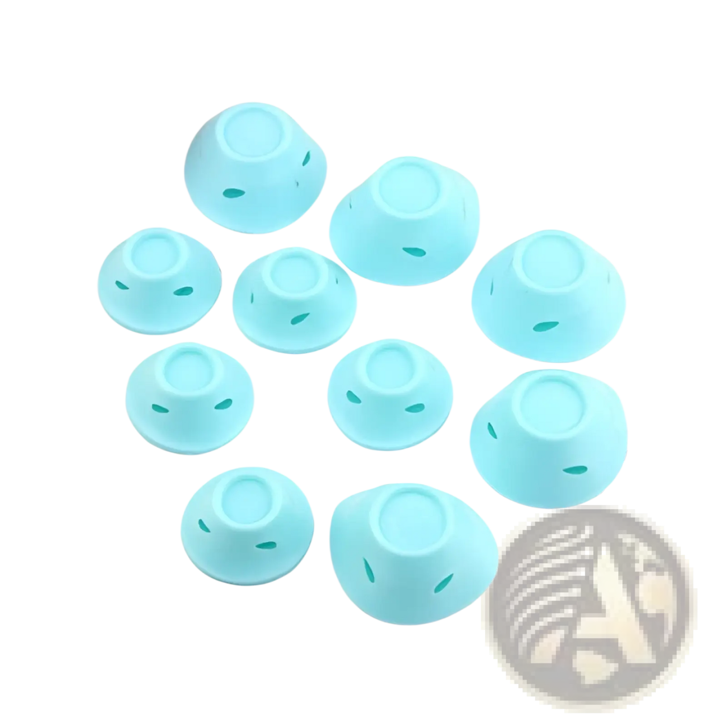 Silicone Hair Curlers no Heat Soft Rubber Rollers 10pc