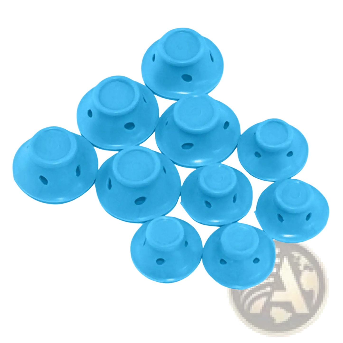 Silicone Hair Curlers no Heat Soft Rubber Rollers 10pc