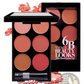 Six Color Blush Palette and v Face Contour Kit