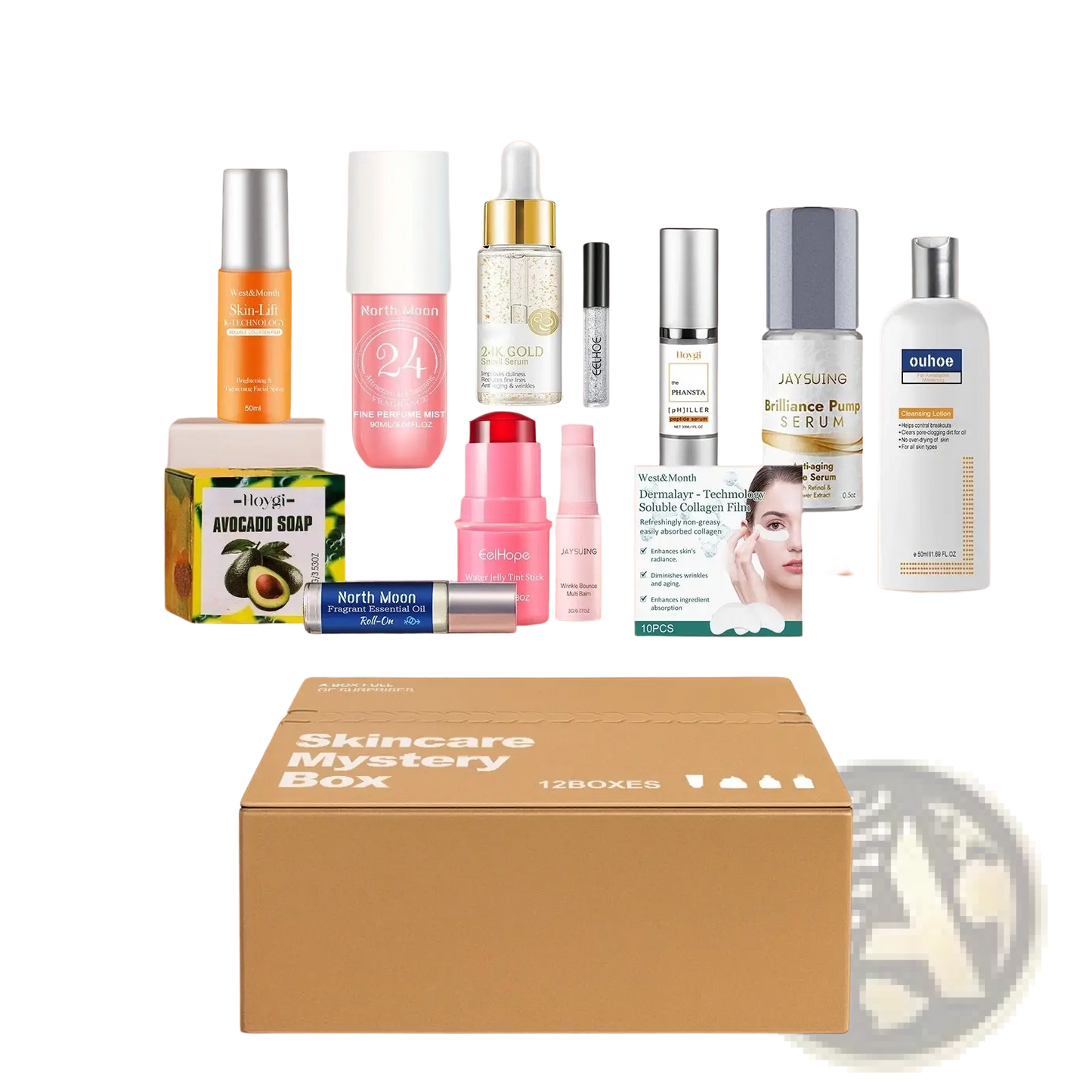 Skincare Mystery Box 12 Piece Beauty Product Set