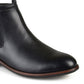 Bota social masculina Landon da Vance Co., preta, tamanho 9 M