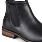 Bota social masculina Landon da Vance Co., preta, tamanho 9,5 m