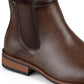 Bota social masculina Landon da Vance Co., marrom, tamanho 9,5 m