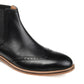 Bota Chelsea Watson Wingtip Masculina Thomas &amp; Vine Preta Tamanho 10,5 M