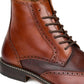 Botas Thomas &amp; Vine Legend Wingtip Masculinas Marrom Tamanho 9,5 W