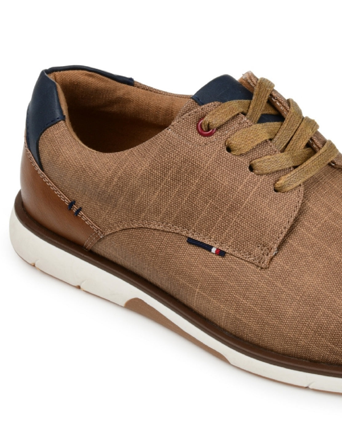 Sapatos sociais casuais masculinos Lamar da Vance Co., marrom, tamanho 11 M