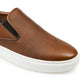 Tênis masculino Thomas &amp; Vine Conley Slip On de couro marrom, tamanho 9 M
