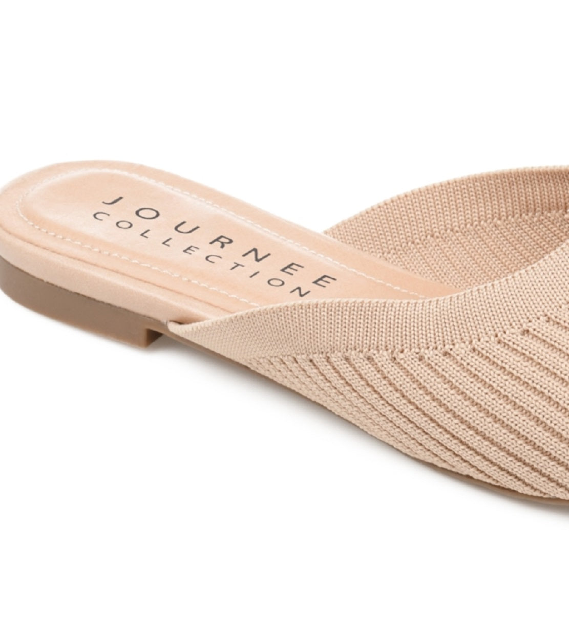 Sapatos femininos Aniee Mules da coleção Journee, marrom, tamanho 8,5 M