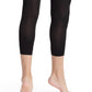 Meia-calça sem pé Capezio Hold And Stretch feminina, preta, tamanho pequeno