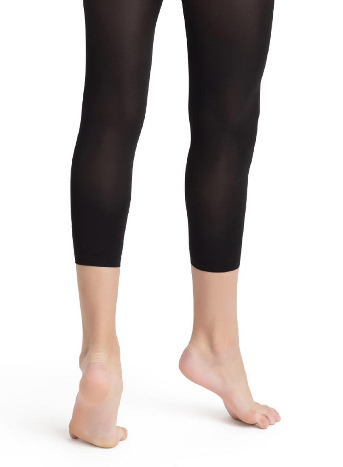 Meia-calça sem pé Capezio Hold And Stretch feminina, preta, tamanho pequeno