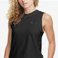 Blusa sem mangas Champion feminina, gola redonda, preta, tamanho extragrande