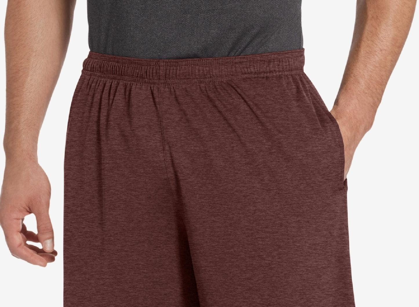 Calções Champion Double Dry Cross Training 10 para homem, vermelho, tamanho extragrande