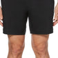 Shorts de golfe masculino PGA Tour 7 com frente plana, preto, tamanho 32