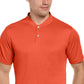 Camisa polo masculina com gola alta do PGA Tour, vermelha, tamanho extragrande