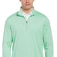 PGA Tour Masculino Sun Shade Stretch Quarter Zip Golf Listrado Pulôver Verde Tamanho Grande