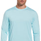Camisa de golfe masculina com proteção solar e mídia mista PGA Tour, azul, tamanho XX-G