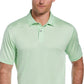 Camisa polo de golfe com textura de tinta espacial masculina PGA Tour, verde, tamanho pequeno