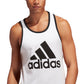 Regata Adidas Logo Masculina Branca Tamanho Grande