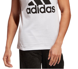 Regata Adidas Logo Masculina Branca Tamanho Grande