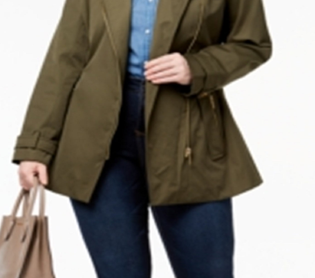 Michael Kors Casaco Feminino com Zíper Verde Tamanho 3X