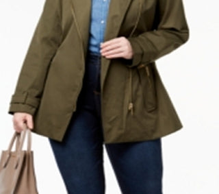 Michael Kors Casaco Feminino com Zíper Verde Tamanho 3X