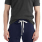 Camisa de dormir masculina Polo Ralph Lauren Waffle Knit Stretch Henley preta tamanho XX-G