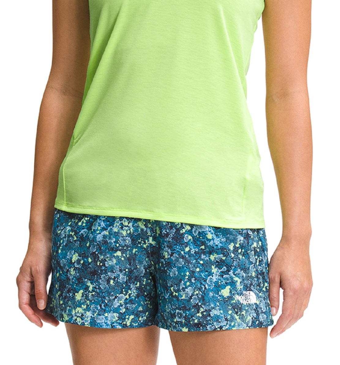 Camiseta regata feminina The North Face Wander, verde