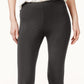 Leggings femininas Eileen Fisher na altura do tornozelo, cinza, tamanho XX-S