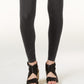 Leggings femininas Eileen Fisher na altura do tornozelo, cinza, tamanho XX-S