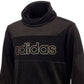 Moletom Adidas Big Girl's Velour Funnel Neck Preto