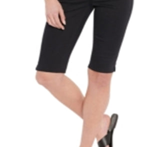 Bermuda jeans feminina NYDJ preta tamanho 0