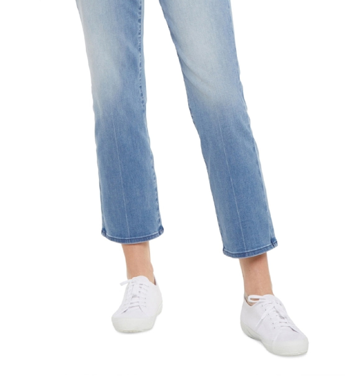Calça jeans feminina NYDJ Marilyn Waist Match com tornozelo reto, azul, tamanho médio