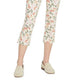 Calça jeans capri feminina Chloe com fenda lateral, branca, tamanho 2, da NYDJ