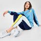 Legging Nike Dri Fit Colorblock Feminina Azul Tamanho XS