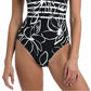 Maiô feminino La Blanca com alças finas e controle de barriga, preto