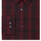 Camisa social Calvin Klein masculina slim fit, elástica e sem ferro, tamanho 17x36x37, vermelha