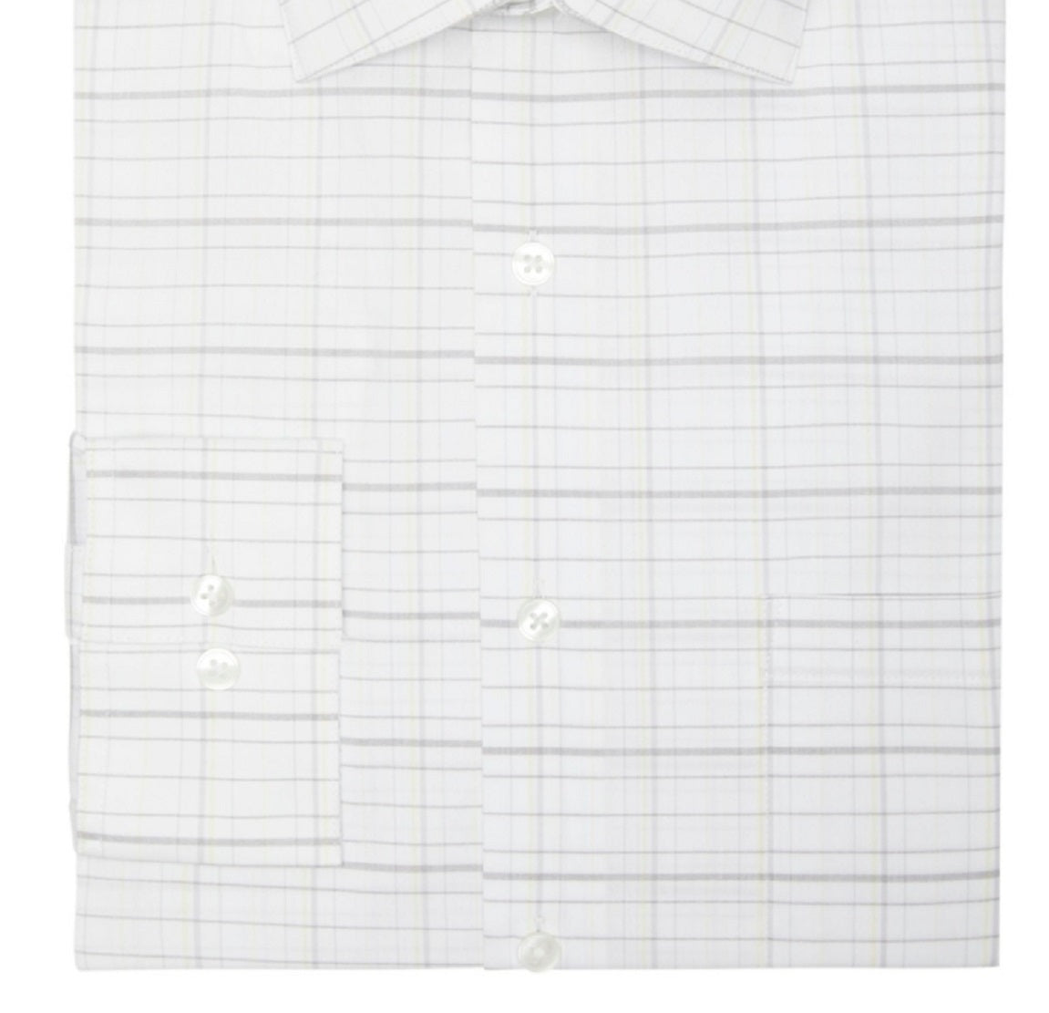 Camisa social masculina Van Heusen Stain Shield Regular Fit, amarela, tamanho 16x34x35