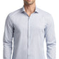 Camisa social Calvin Klein masculina extra slim fit elástica azul tamanho pequeno