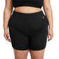 Calções de ciclismo Nike One Rainbow Ladder para mulher, preto, tamanho extragrande
