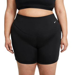 Calções de ciclismo Nike One Rainbow Ladder para mulher, preto, tamanho extragrande
