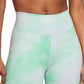 Calções de ciclismo Nike One Icon Clash para mulher, verde, tamanho extrapequeno