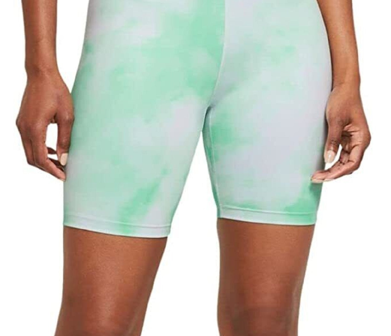 Calções de ciclismo Nike One Icon Clash para mulher, verde, tamanho extrapequeno