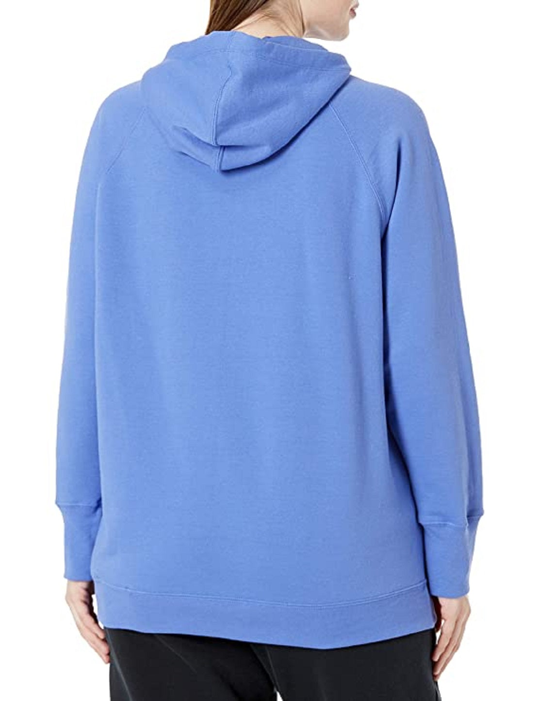 Moletom com capuz Champion Powerblend Logo Feminino Azul Tamanho 2X