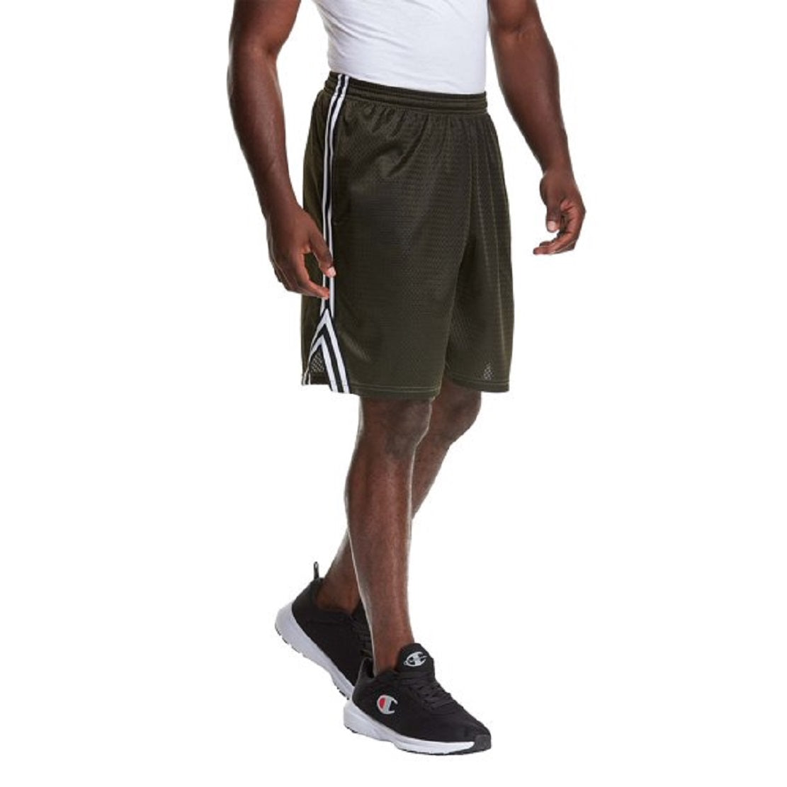 Calções de lacrosse Champion masculino 9 até verde, tamanho médio