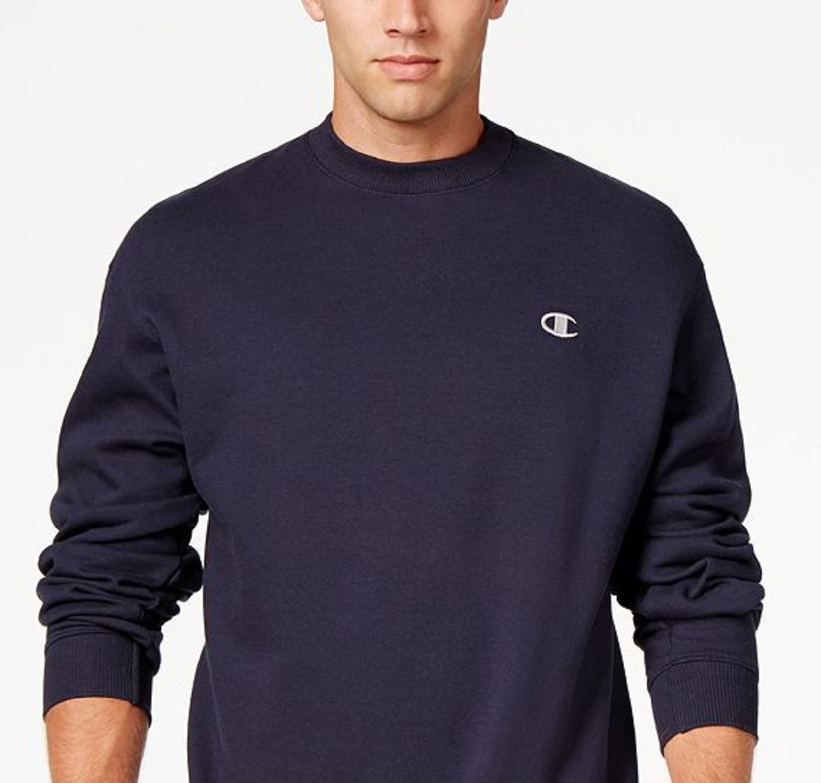 Moletom Champion Powerblend Fleece Masculino Azul Tamanho XX-G